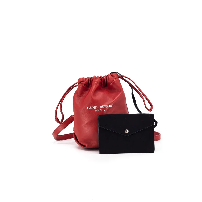 Saint Laurent Teddy Bag Red