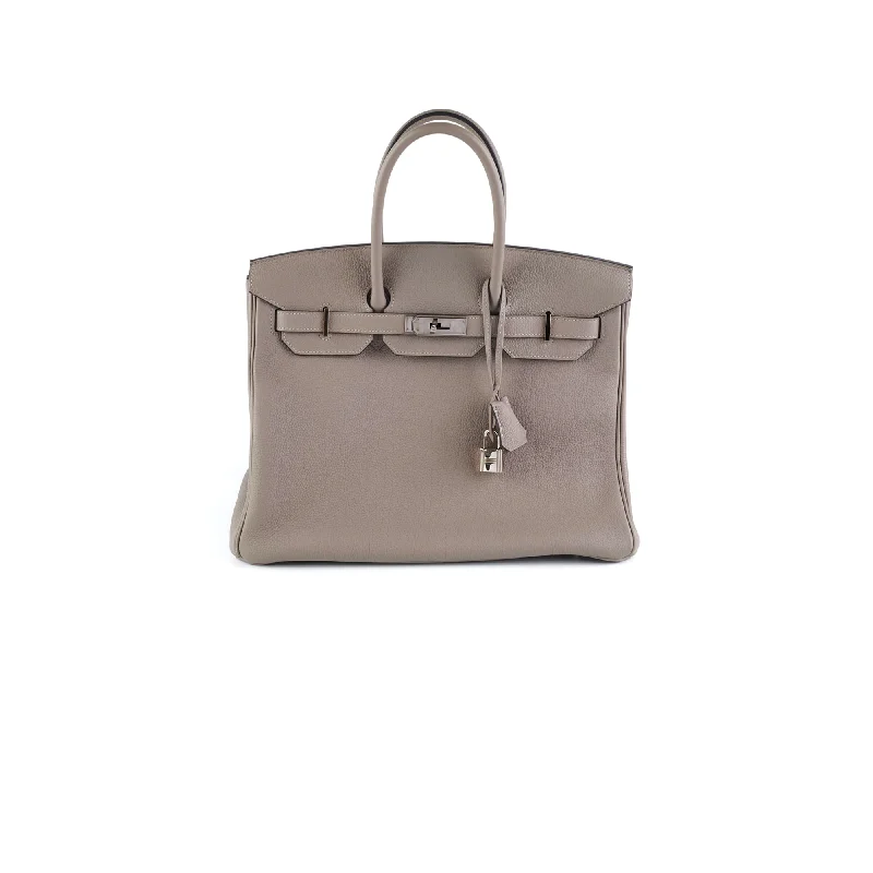 Hermes Birkin 35 Togo Gris Asphalt A Stamp (2017)