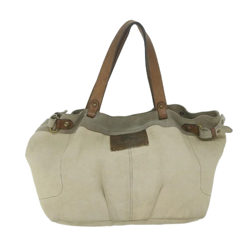 BURBERRY Blue Label Tote Bag Canvas Beige  ti1476