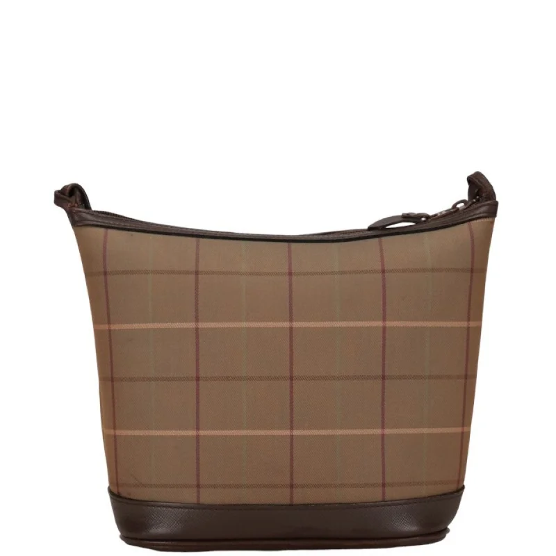 BURBERRY Check Link Shoulder Bag