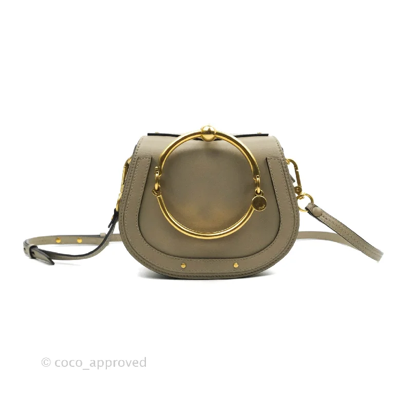 Chloé Nile Crossbody Bag Motty Grey Calfskin