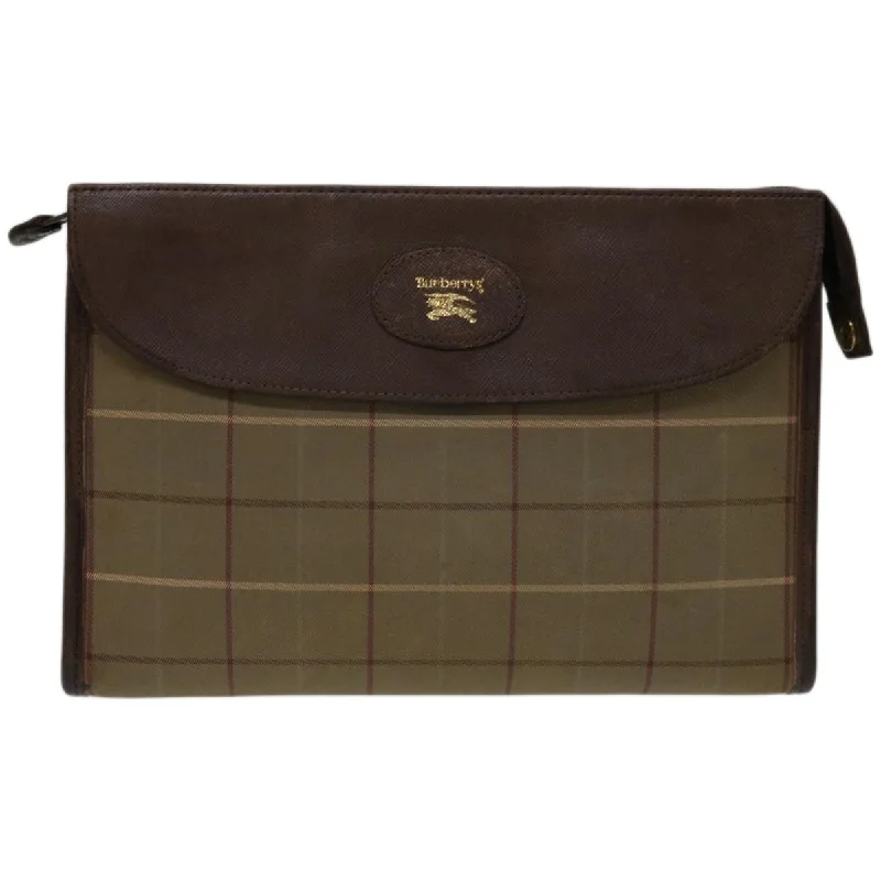 BURBERRY Nova Check Clutch Bag