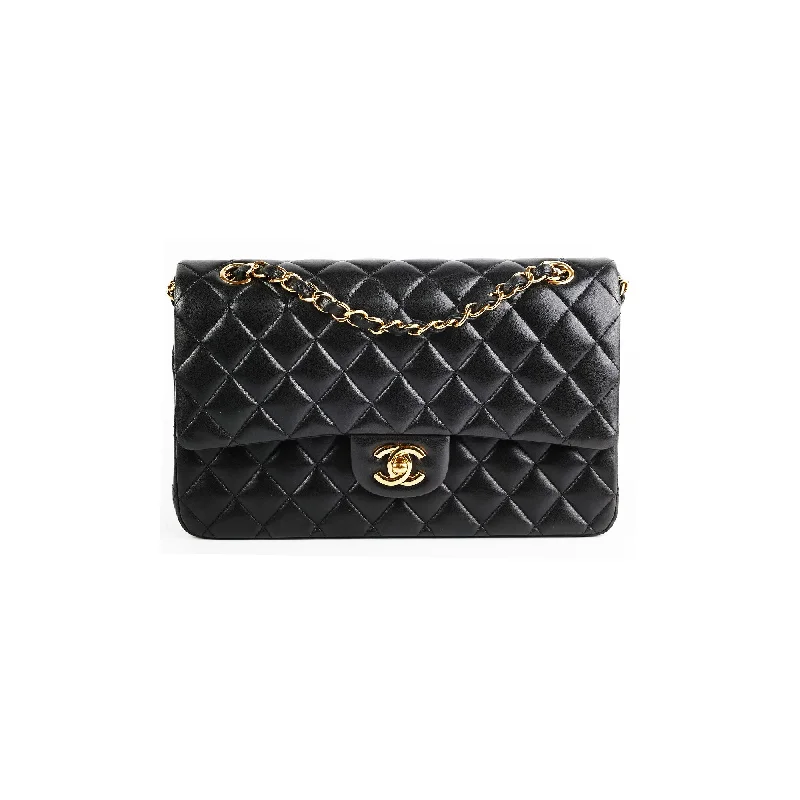 Chanel Medium/Large Classic Double Flap Lambskin Black