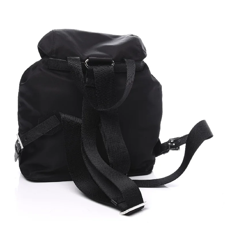 Prada Zainetto Unisex Black Tessuto Nylon Backpack Rucksack 1BZ005