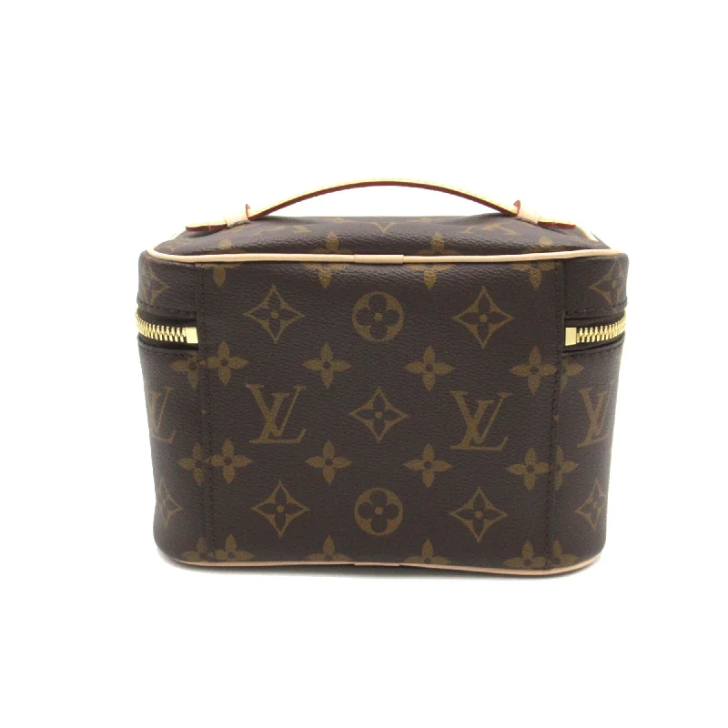 LOUIS VUITTON Nice Mini Vanity Bag Brown Monogram PVC coated canvas M44495