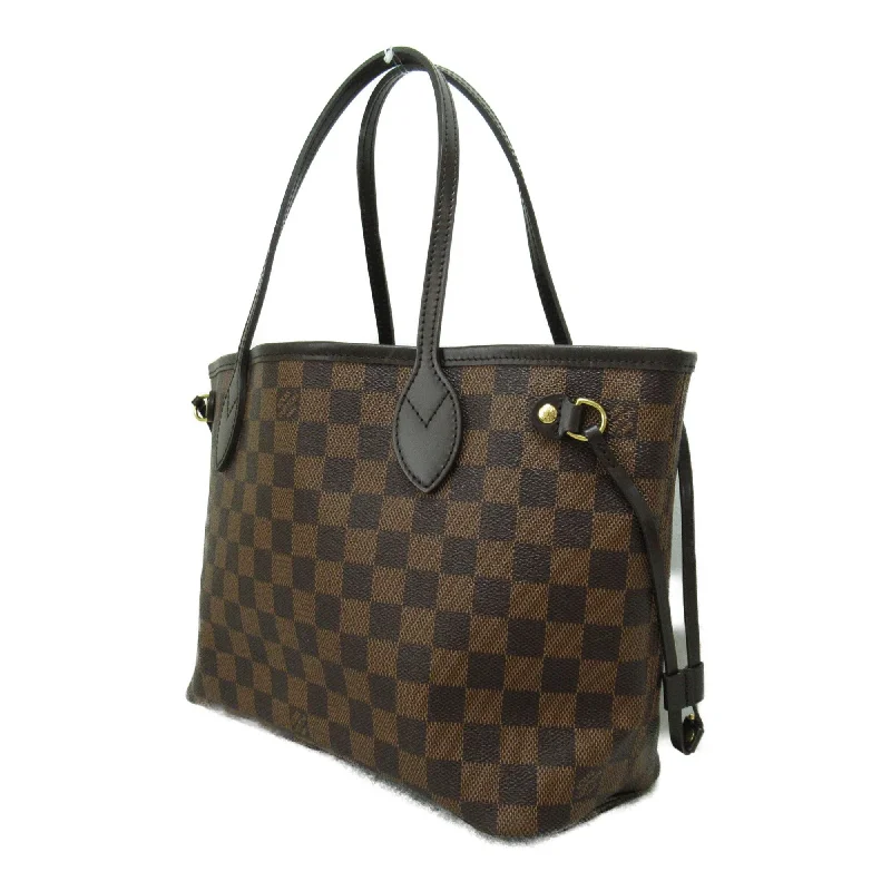 LOUIS VUITTON Never full Brown Ebene Damier PVC coated canvas N51109