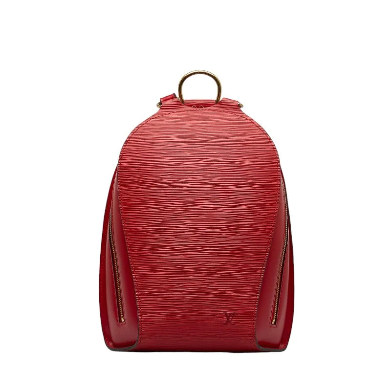 Louis Vuitton Epi Mabion Backpack M52237 Castilian Red Leather