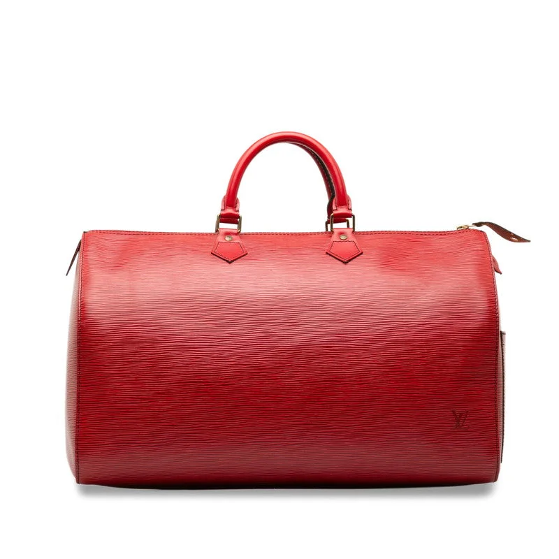 LOUIS VUITTON Epi Speedy 40 Boston Bag Handbag M42987 Castilian Red Ladies