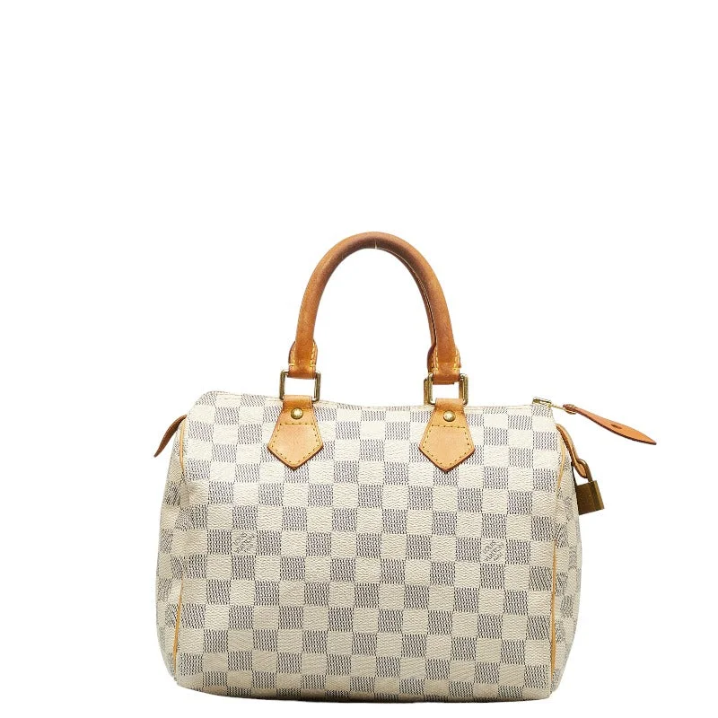 Louis Vuitton Damier Azur Speedy 25 Handbag Mini Boston Bag N4137