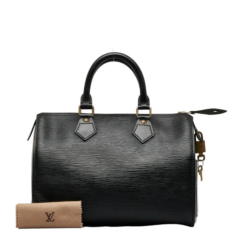 Louis Vuitton Epi Speedy 25 Handbag Mini Boston Bag M59032 Noir