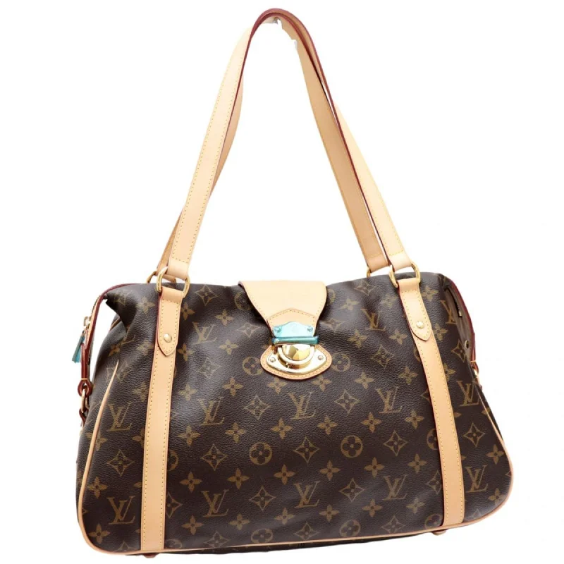 Louis Vuitton 19 Year Monogram Stresa PM Shoulder Bag Tote Ladies Brown M51186