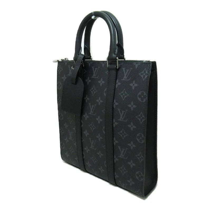 LOUIS VUITTON Sac Plat/Cross Shoulder Bag Black Monogram eclipse PVC coated canvas M46098