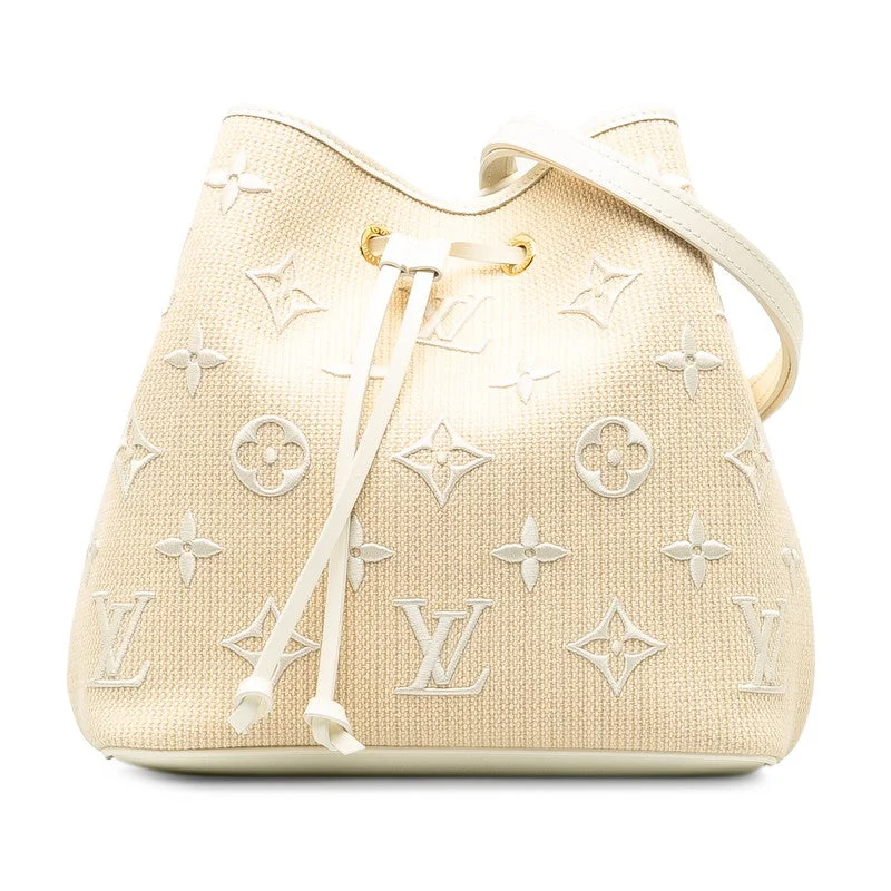 Louis Vuitton By The Pool Neo Noé MM Shoulder Bag M22852 Beige Ladies