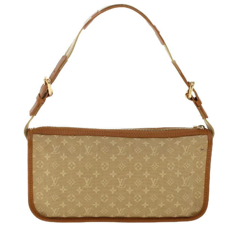 LOUIS VUITTON Monogram Mini Pochette Catrain Bag Khaki M92333 LV Auth 49553