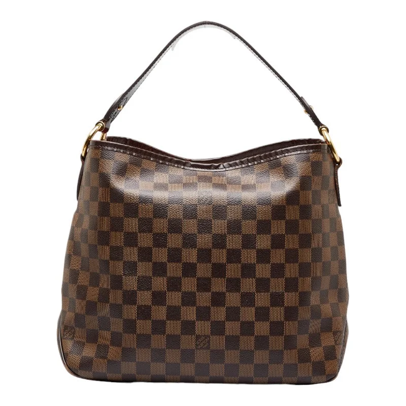 Louis Vuitton Damier Full-PM Shoulder Bag N41459 Brown PVC Leather  Louis Vuitton