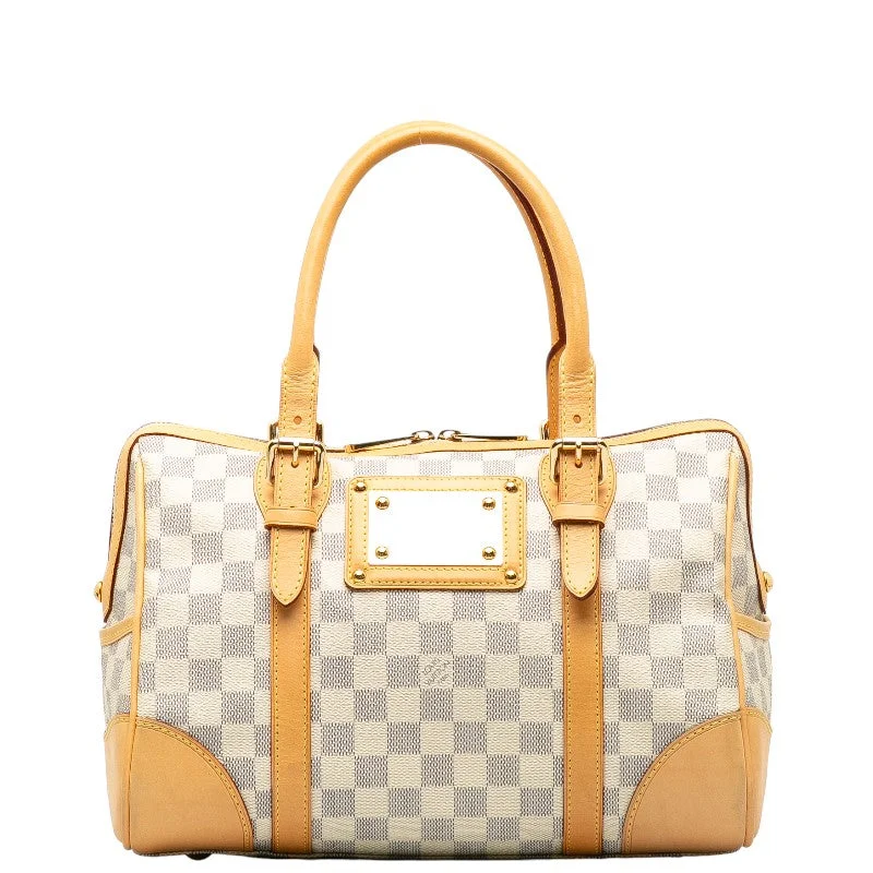 Louis Vuitton Damier Azur Berkeley Boston Bag N52001 White