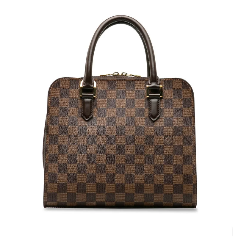 Louis Vuitton Triana N51155 Brown PVC Leather  Louis Vuitton