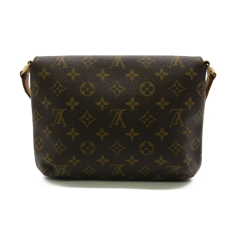 LOUIS VUITTON Musette Tango Short Brown Monogram PVC coated canvas M51257