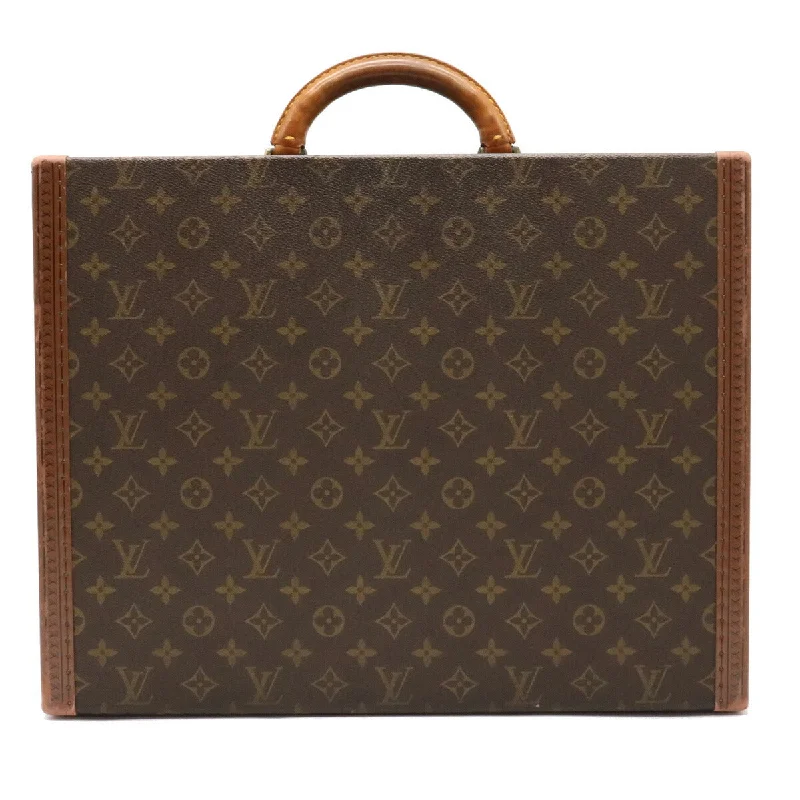 Louis Vuitton Monogram Super President Suitcase Business Bag Trunk Vintage