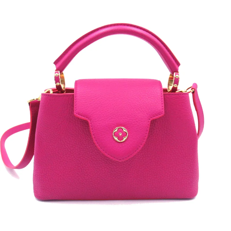 LOUIS VUITTON CapucineBB Pink Taurillon Clemence Leather leather M90294