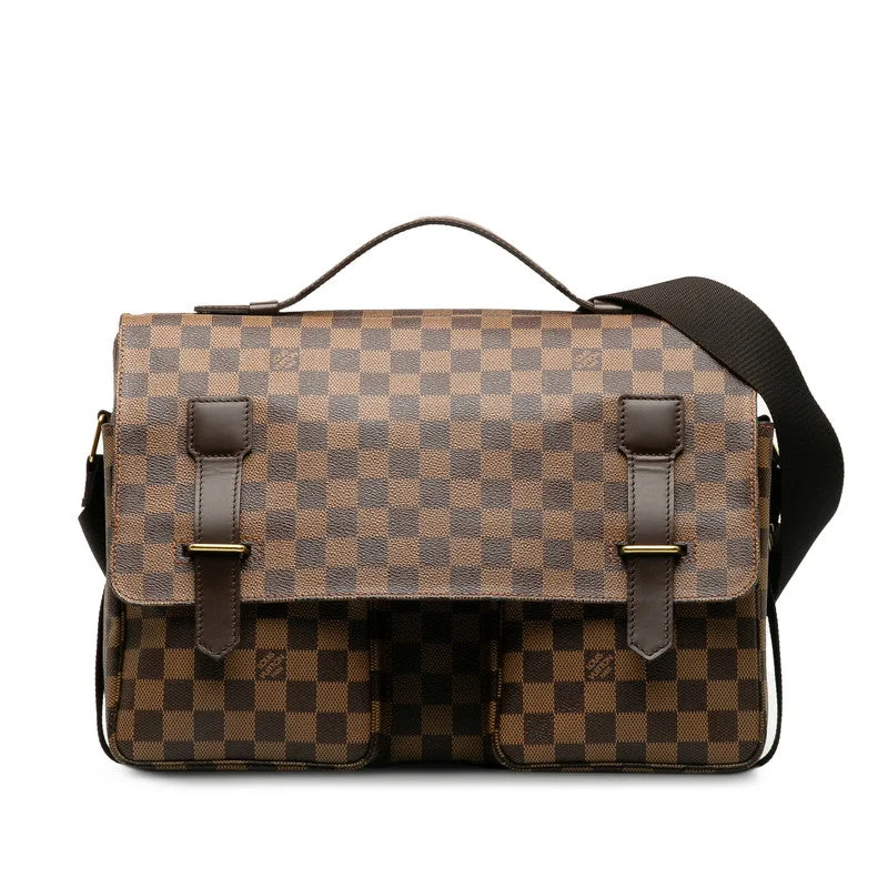 Louis Vuitton Damier N42270 Shoulder Bag PVC/Leather Brown