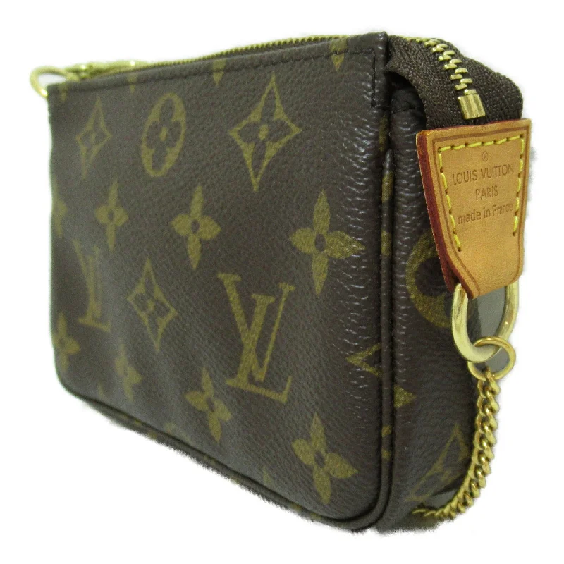 LOUIS VUITTON Mini Pochette Accessoires Brown Monogram PVC coated canvas M58009