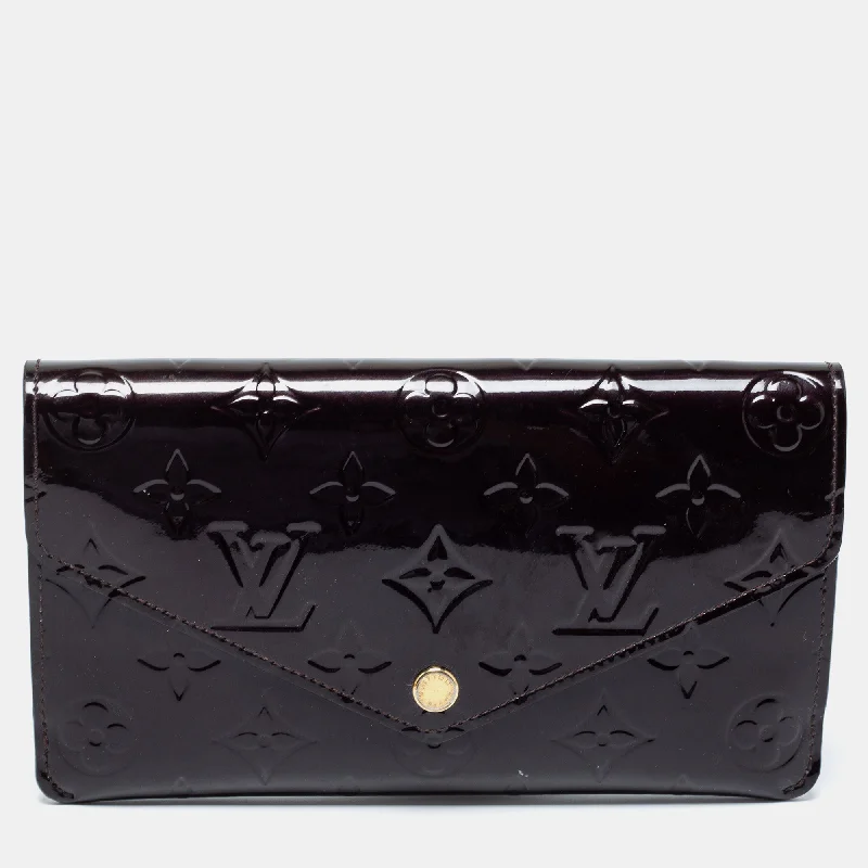 Louis Vuitton Amarante Monogram Vernis Jeanne Wallet