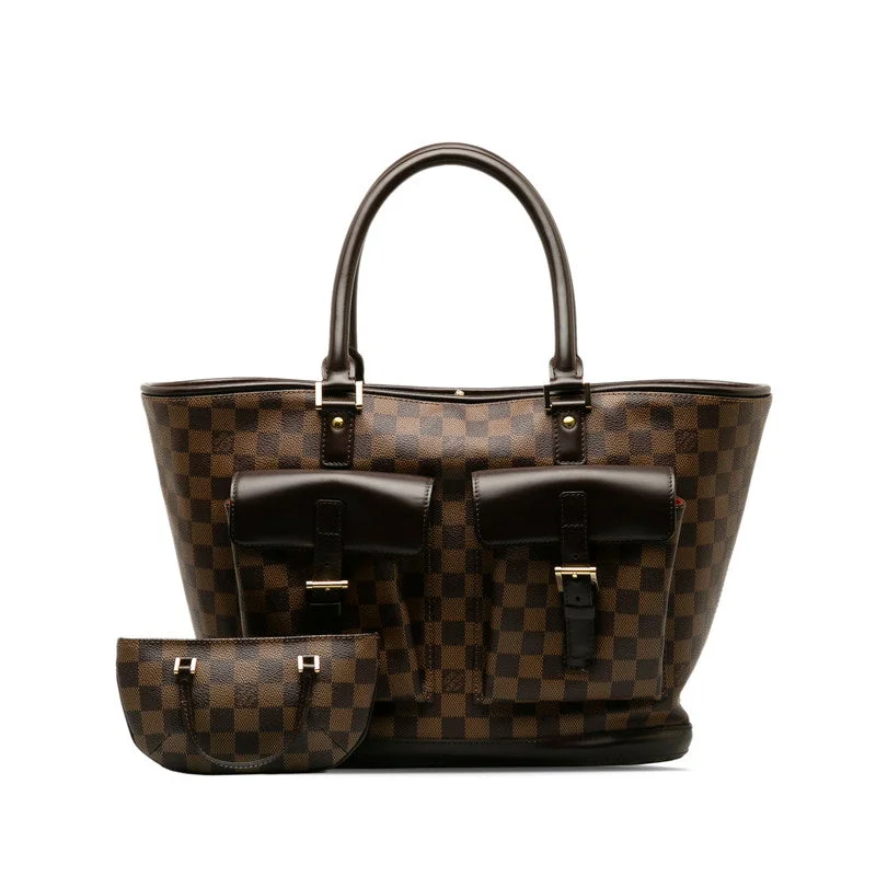 Louis Vuitton Louis Vuitton Damière N51120 Handbag PVC/Leather Brown