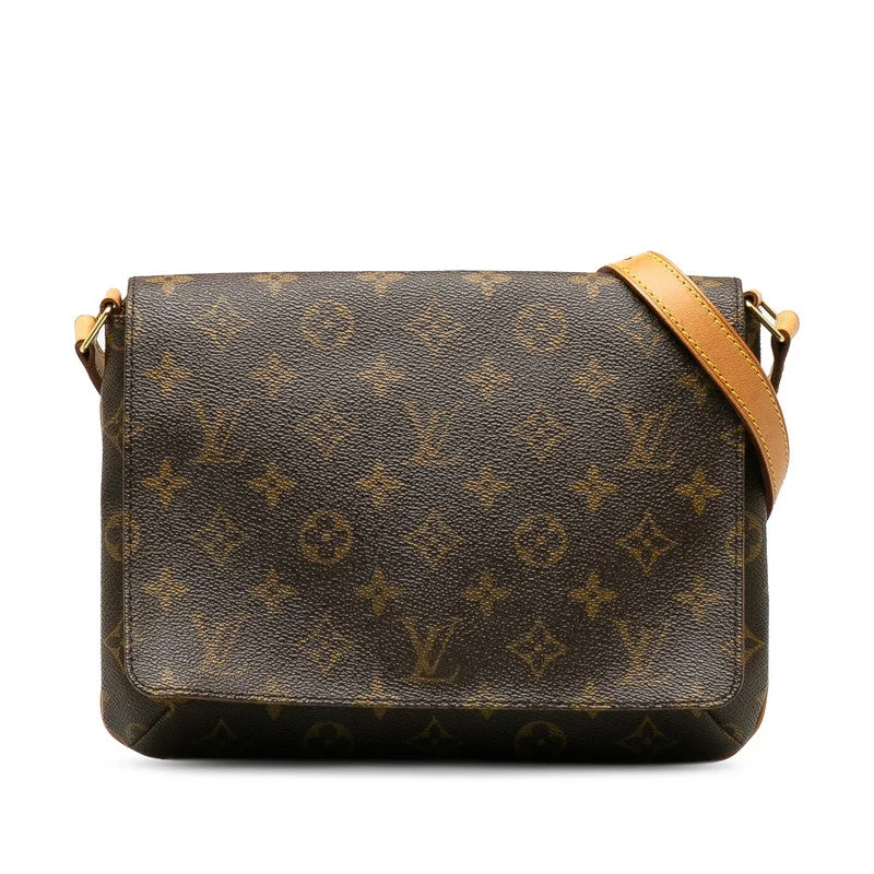 Louis Vuitton Monogram Musette Tango Short Shoulder Bag M51257 Brown