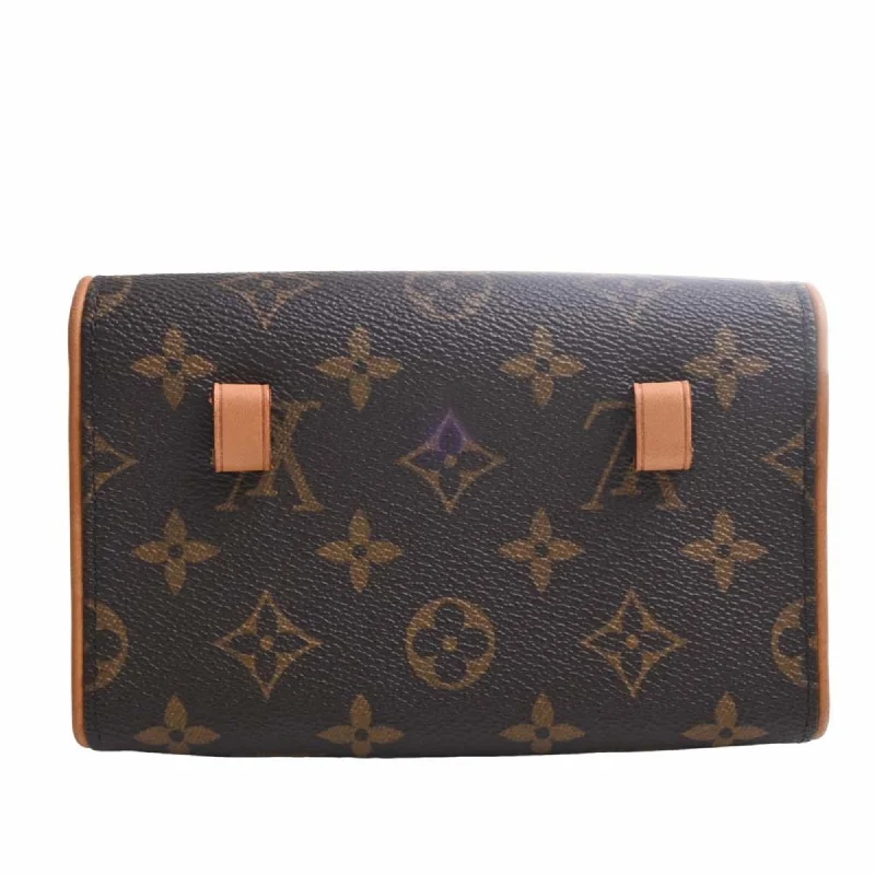 LOUIS VUITTON Monogram Pochette Florentine Waist Bag M51855 Brown Women's