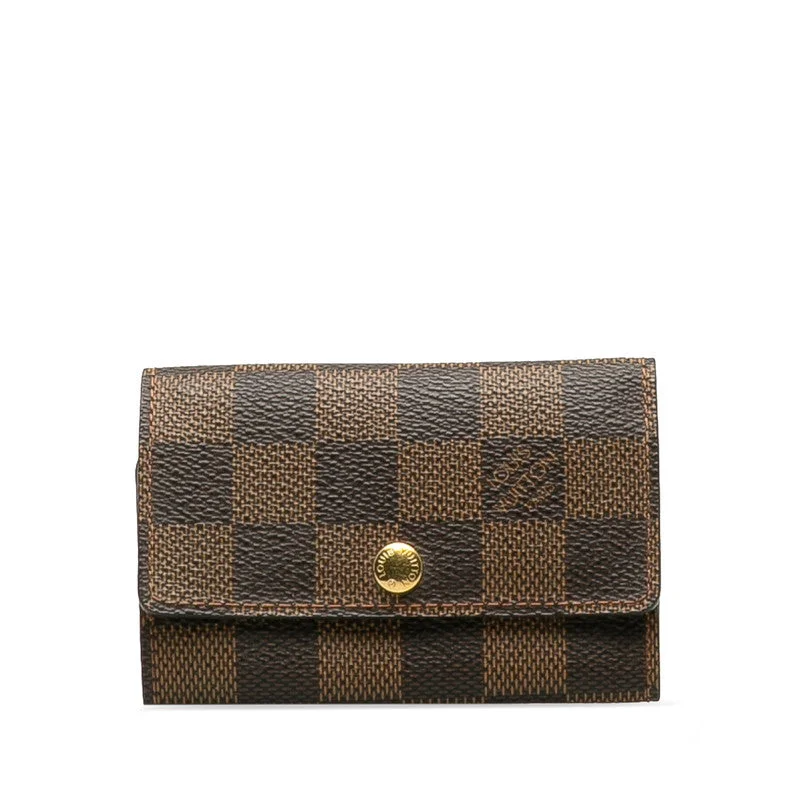 Louis Vuitton Damier Multicle 6 Keycase N62630 Brown PVC Leather  Louis Vuitton