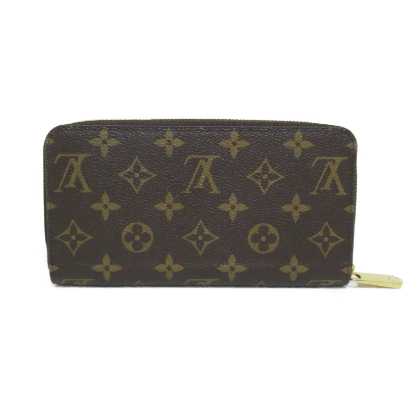 LOUIS VUITTON Zippy Wallet Round Long Wallet Brown Monogram PVC coated canvas M42616