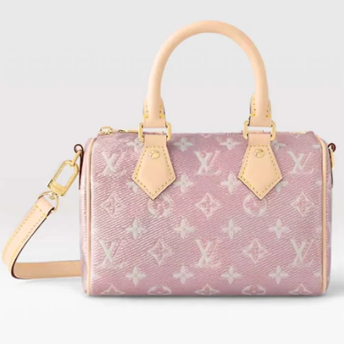 Louis Vuitton LV Women Seedy Bandoulière 20 Pink Monoglam Rose Monoglam Coated Canvas