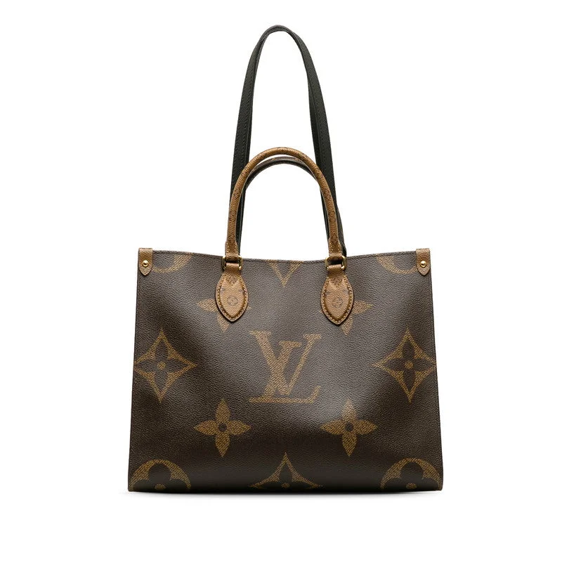 Louis Vuitton Monograms Giant Reverse M45321 Handbag PVC/Leather Brown