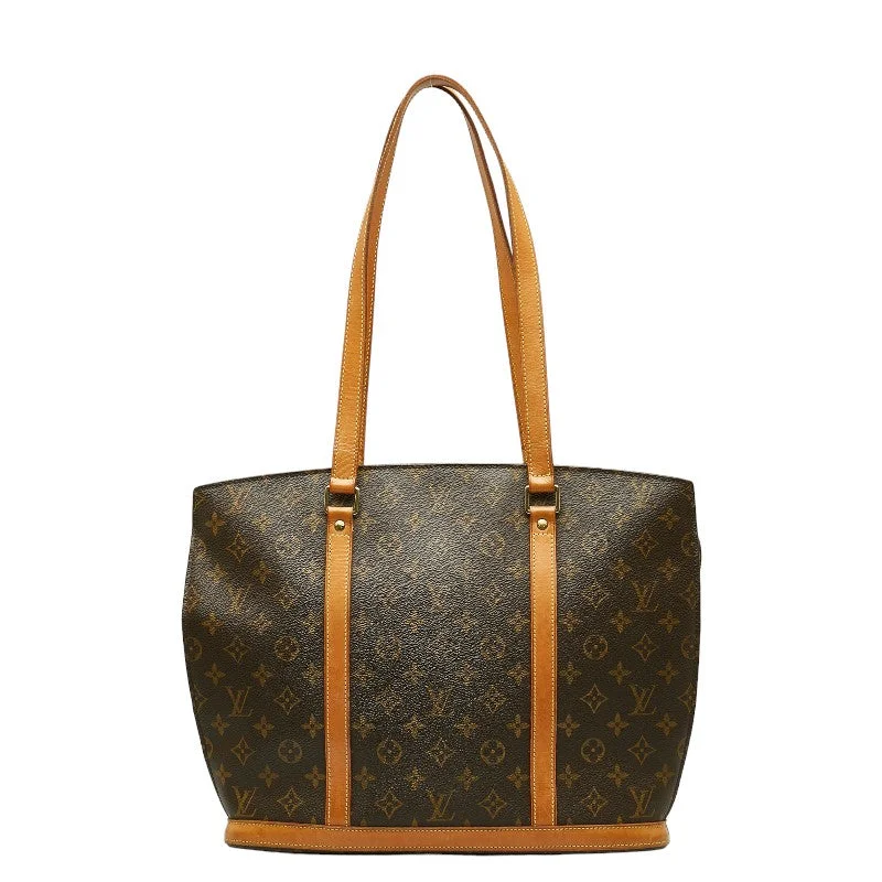 Louis Vuitton Monogram Babylon Tote Bag M51102 Brown PVC Leather  Louis Vuitton