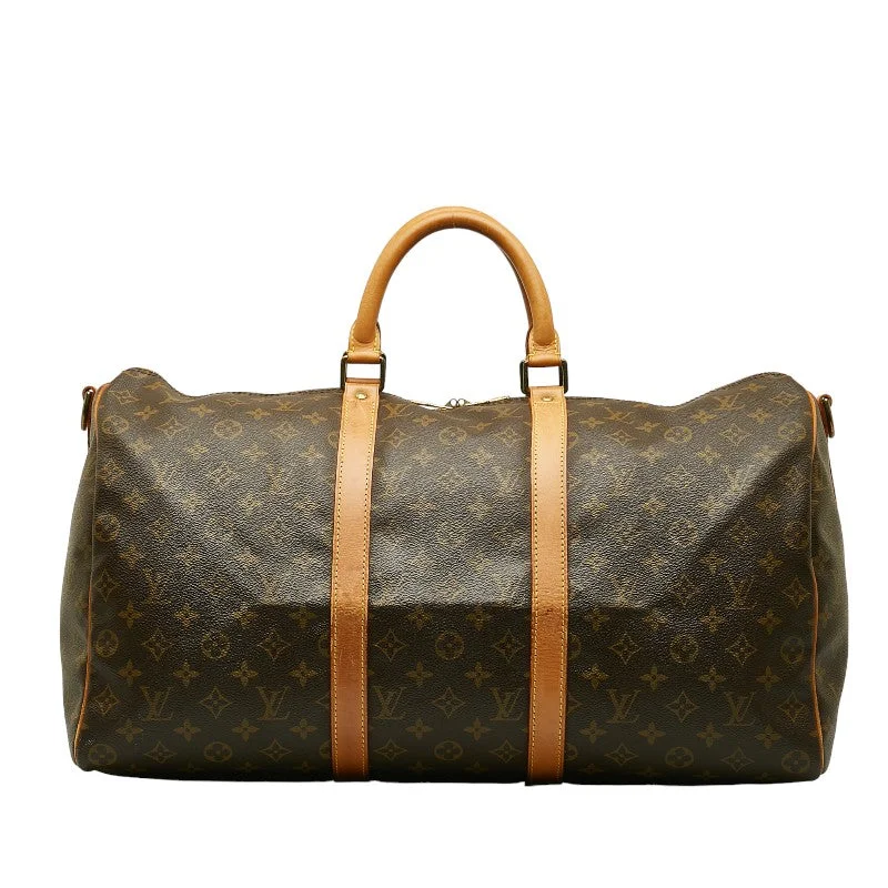 Louis Vuitton Monogram M41416 Boston Bag PVC/Leather Brown