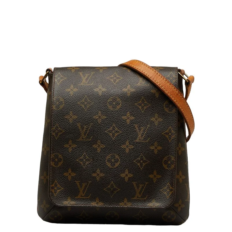 Louis Vuitton Monogram Musette Salsa Long Shoulder Bag M51387 Brown PVC Leather  Louis Vuitton