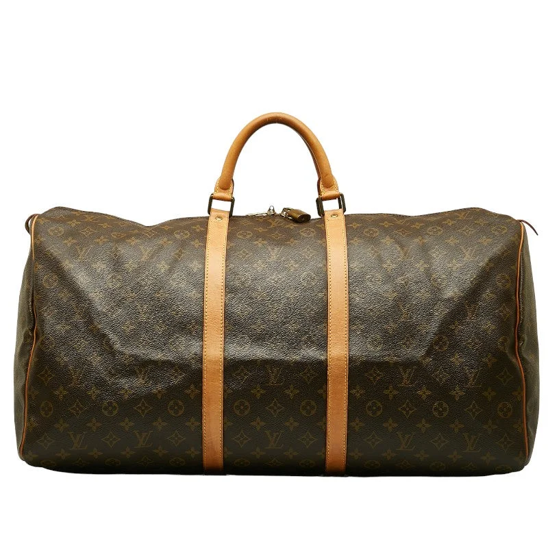 Louis Vuitton Monogram M41422 Boston Bag PVC/Leather Brown