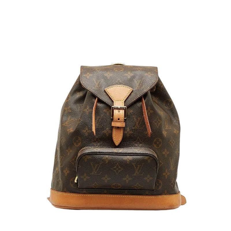 Louis Vuitton Monogram Monsouris MM Backpack M51136 Brown