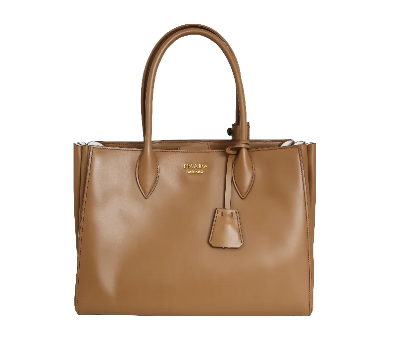 City Calf Caramel Handbag