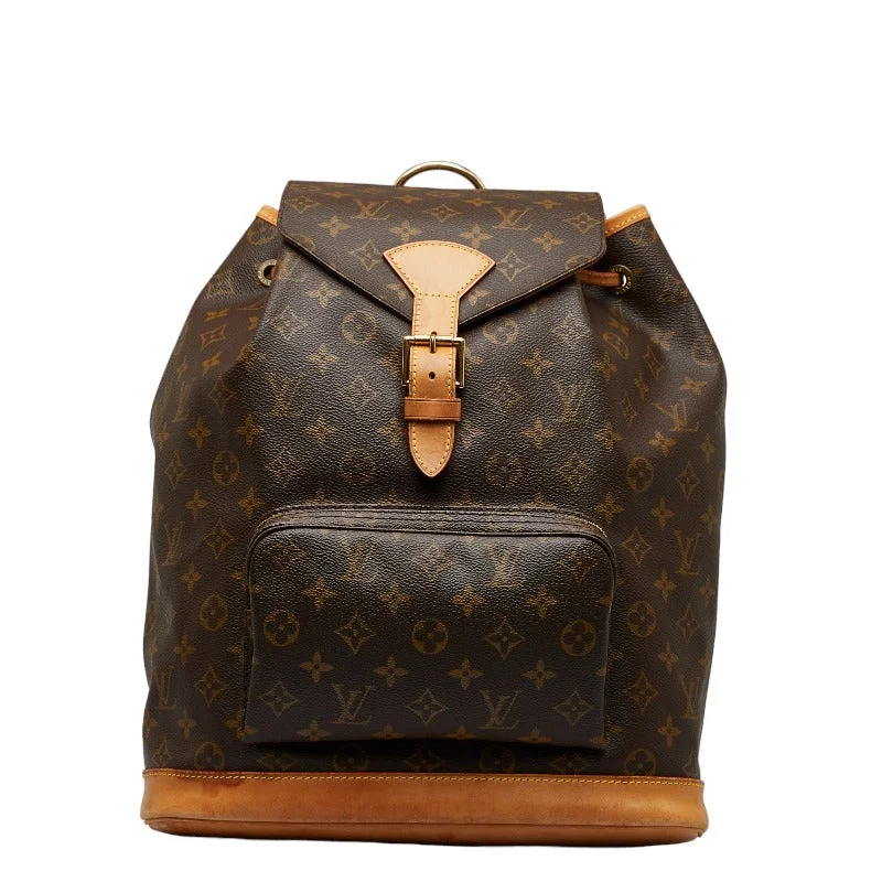 Louis Vuitton Monogram Monsouris GM Backpack M51135 Brown