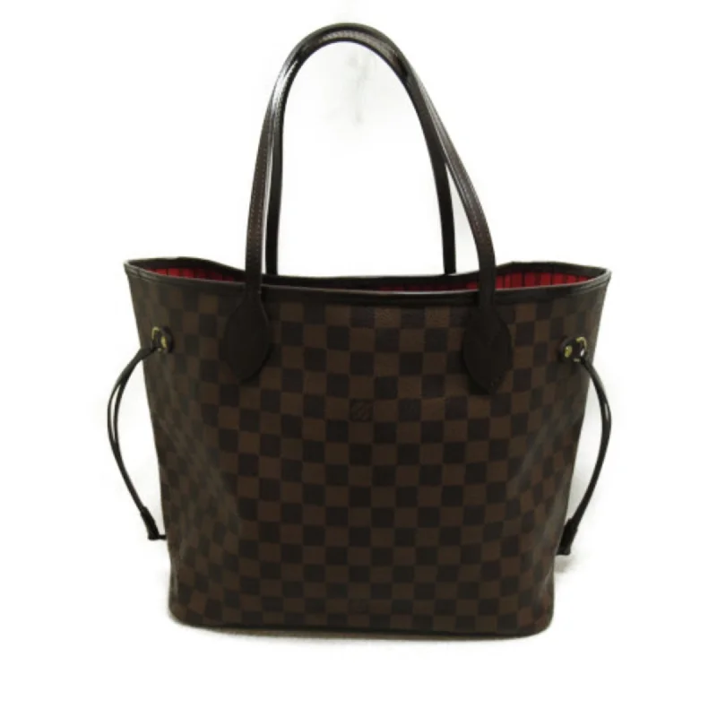 LOUIS VUITTON Neverfull MM Brown Ebene Damier PVC coated canvas N41358