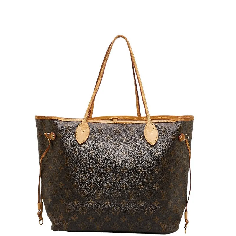 Louis Vuitton Monogram Neverfull MM Shoulder-Bag Tote Bag M40156 Brown PVC Leather  Louis Vuitton