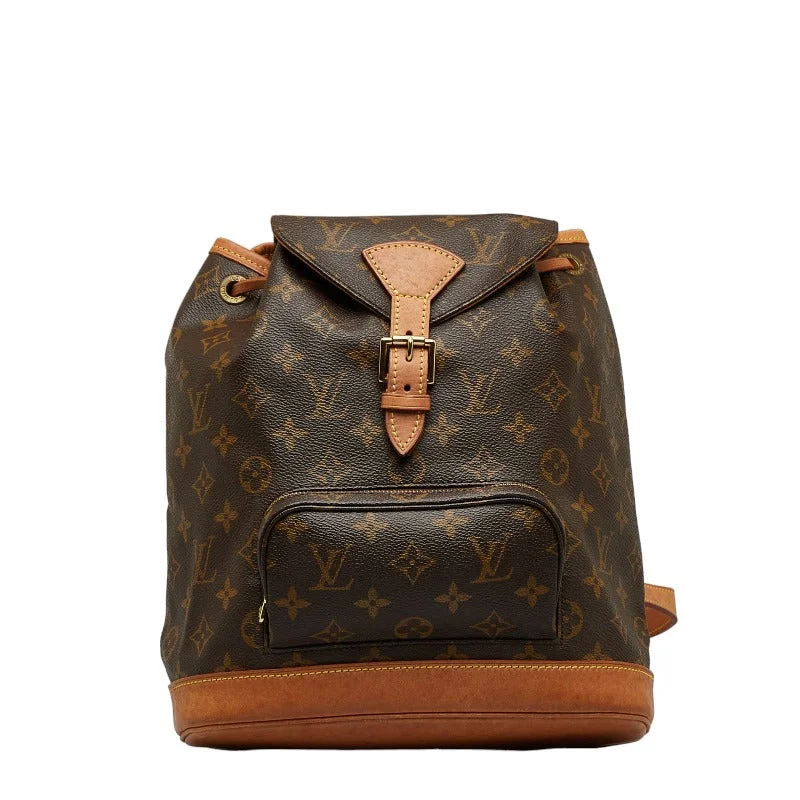 Louis Vuitton Monogram Monsouris MM Backpack M51136 Brown