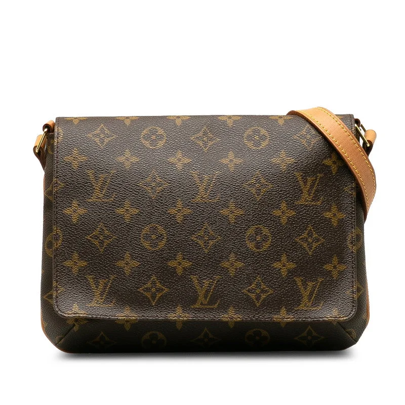 Louis Vuitton Monogram M51257 Shoulder Bag PVC/Leather Brown