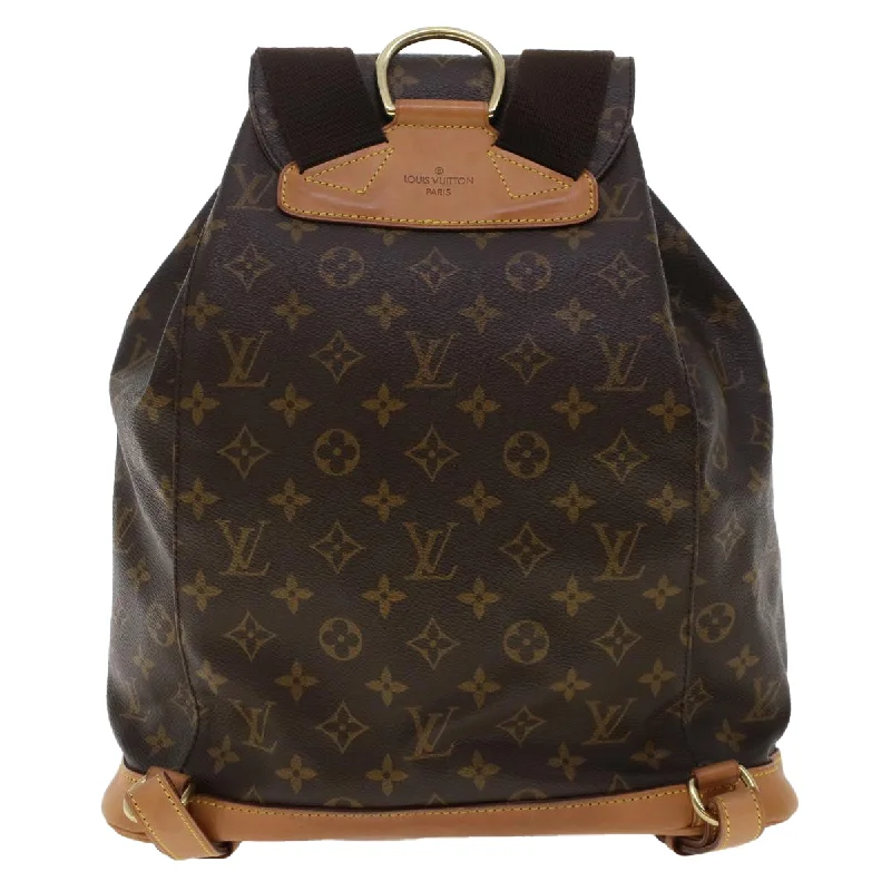 LOUIS VUITTON Monogram Montsouris GM Backpack M51135 LV Auth 47563