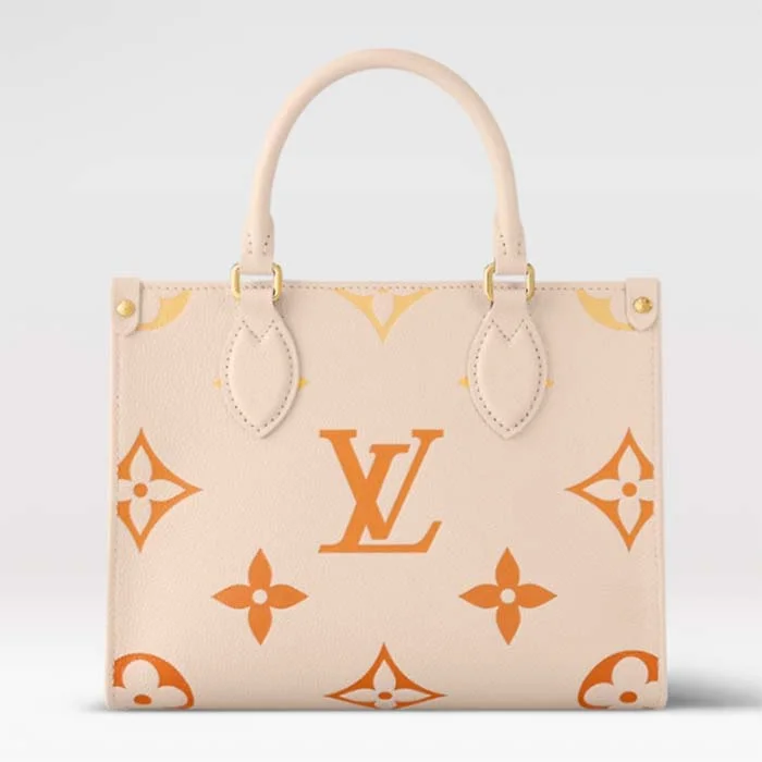 Louis Vuitton LV Women OnTheGo PM Neutral Gradient Monogram Empreinte Embossed Cowhide Leather