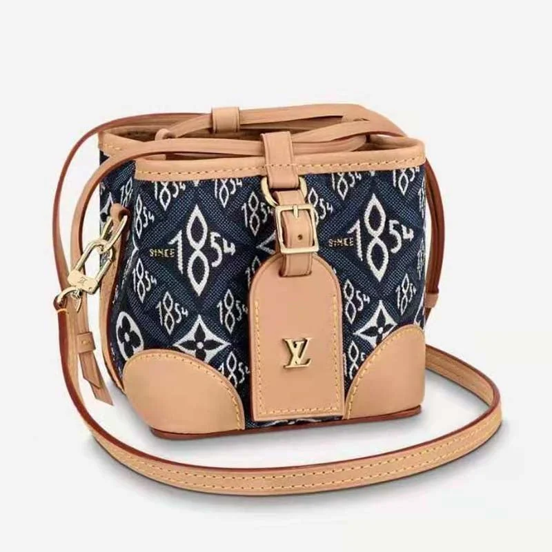 Louis Vuitton LV Women Since 1854 Noé Purse Monogram Flowers Canvas