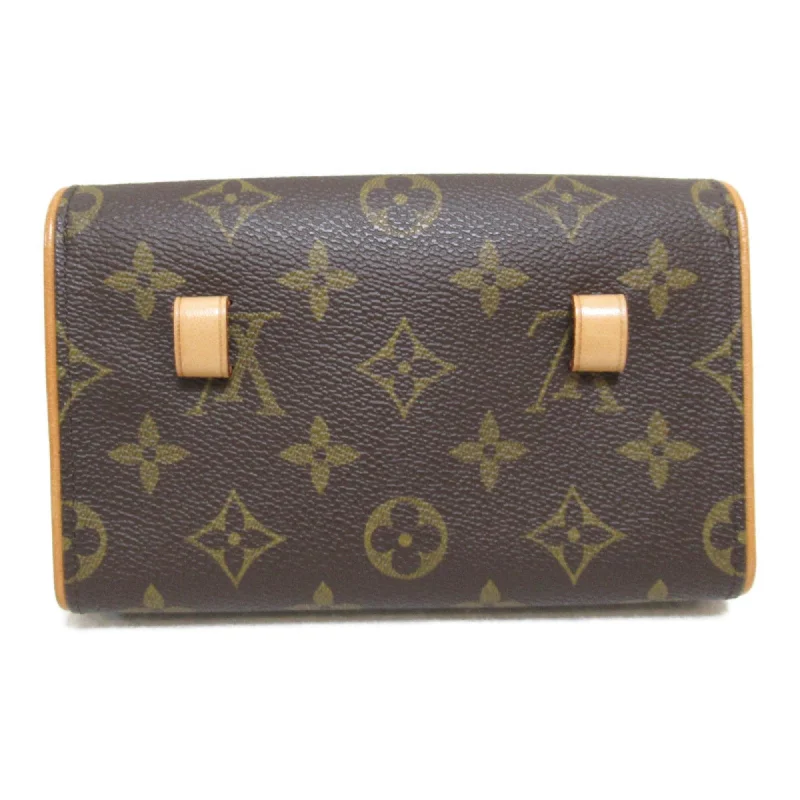 LOUIS VUITTON Pochette Florentine waist bag Brown Monogram PVC coated canvas M51855