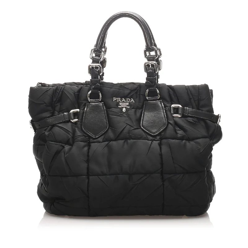 Prada Tesutto Bomber Tote (SHG-13099)